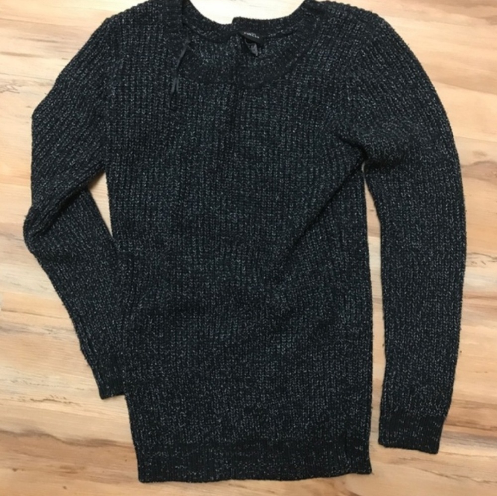 Slouchy glitter sweater